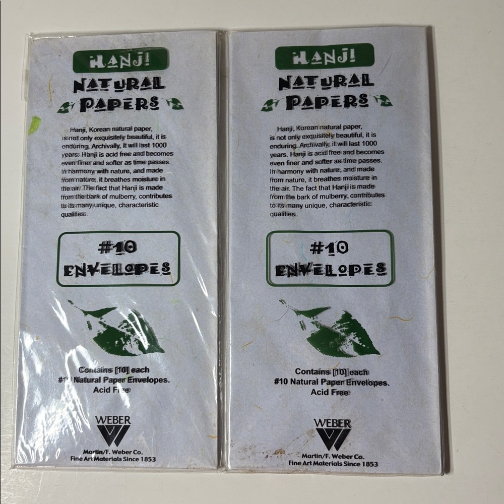 Purple Hanji Natural Papers Envelopes